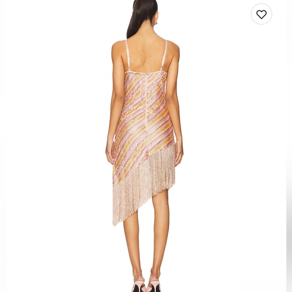 For Love And Lemons Capri Beaded Fringe Mini Dress REVOLVE - Picture 6 of 8